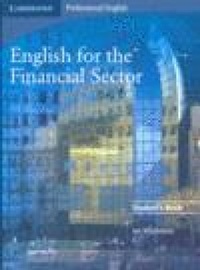 Abbildung von: English for the Financial Sector Student's Book - Cambridge University Press