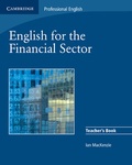 Cover: English for the Financial Sector Teacher's Book - Cambridge University Press