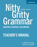 Cover: Nitty Gritty Grammar Teacher's Manual - Cambridge University Press