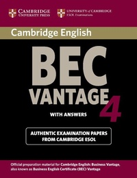 Abbildung von: Cambridge BEC 4 Vantage Student's Book with answers - Cambridge University Press