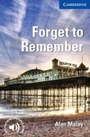 Cover: Forget to Remember Level 5 Upper Intermediate - Cambridge University Press