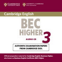 Abbildung von: Cambridge BEC Higher 3 Audio CD - Cambridge University Press