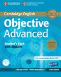 Cover: Objective Advanced Student's Book Pack (Student's Book with Answers with CD-ROM and Class Audio CDs (2)) - Cambridge University Press