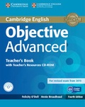 Cover: Objective Advanced Teacher's Book with Teacher's Resources CD-ROM - Cambridge University Press