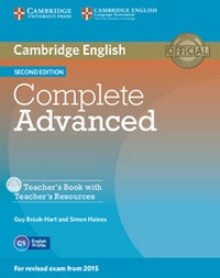 Enlarge image Cover: Complete Advanced Teacher's Book with Teacher's Resources CD-ROM - Cambridge University Press