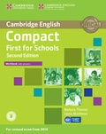 Cover: Compact First for Schools Workbook with Answers with Audio - Cambridge University Press