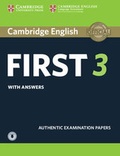 Cover: Cambridge English First 3 Student's Book with Answers with Audio - Cambridge University Press