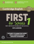 Cover: Cambridge English First 1 for Schools for Revised Exam from 2015 Student's Book Pack (Student's Book with Answers and Audio CDs (2)) - Cambridge University Press