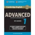 Cover: Cambridge English Advanced 1 for Revised Exam from 2015 Student's Book with Answers - Cambridge University Press