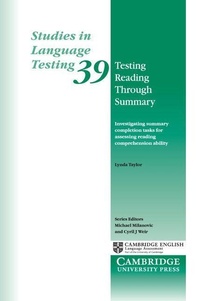 Enlarge image Cover: Testing Reading through Summary - Cambridge University Press