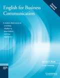 Cover: English for Business Communication Teacher's book - Cambridge University Press