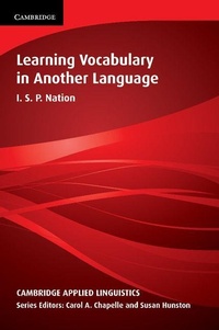 Enlarge image Cover: Learning Vocabulary in Another Language - Cambridge University Press