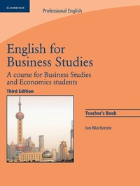 Abbildung von: English for Business Studies Teacher's Book - Cambridge University Press