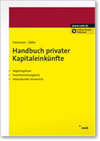 Abbildung von: Handbuch privater Kapitaleinkünfte - NWB