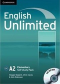 Cover: English Unlimited Elementary Self-study Pack (Workbook with DVD-ROM) - Cambridge University Press
