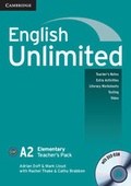 Cover: English Unlimited Elementary Teacher's Pack (Teacher's Book with DVD-ROM) - Cambridge University Press