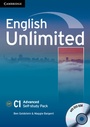 Cover: English Unlimited Advanced Self-study Pack (Workbook with DVD-ROM) - Cambridge University Press