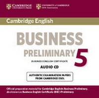 Abbildung von: Cambridge English Business 5 Preliminary Audio CD - Cambridge University Press