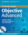 Cover: Objective Advanced Teacher's Book with Teacher's Resources Audio CD/CD-ROM - Cambridge University Press