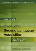 Cover: Introducing Second Language Acquisition - Cambridge University Press