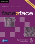 Cover: face2face Upper Intermediate Teacher's Book with DVD - Cambridge University Press