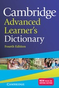 Cover: Cambridge Advanced Learner's Dictionary - Cambridge University Press