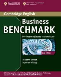 Enlarge image Cover: Business Benchmark Pre-intermediate - Intermediate Business Preliminary Student's Book - Cambridge University Press