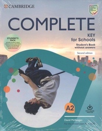Enlarge image Cover: Complete Key for Schools Student's Book without Answers with Online Practice and Workbook without Answers with Audio Download - Cambridge University Press
