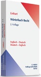 Cover: Wörterbuch Recht / Dictionary of law - C.H.BECK