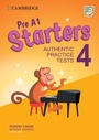 Cover: Pre A1 Starters 4 Student's Book without Answers with Audio - Cambridge University Press