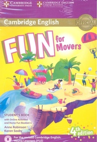 Enlarge image Cover: Fun for Movers Student's Book with Online Activities with Audio and Home Fun Booklet 4 - Cambridge University Press