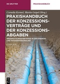 Bild: Praxishandbuch der Konzessionsvertr&auml;ge und der Konzessionsabgaben - De Gruyter