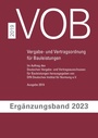 Cover: VOB Vergabe- und Vertragsordnung für Bauleistungen - Ergänzungsband - DIN Media