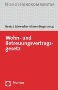 Abbildung von: Wohn- und Betreuungsvertragsgesetz - Nomos