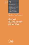 Abbildung von: Islam und deutsche Familiengerichtsbarkeit - Gieseking