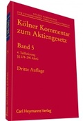 Abbildung von: Kölner Kommentar zum Aktiengesetz - Carl Heymanns Verlag