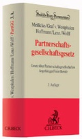 Cover: Partnerschaftsgesellschaftsgesetz: PartGG - C.H.BECK