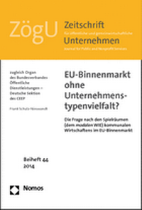 Abbildung von: EU-Binnenmarkt ohne Unternehmenstypenvielfalt? - Nomos