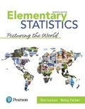 Cover: Elementary Statistics - Pearson Education (US)