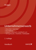 Cover: Handbuch Unternehmenserwerb - Manz