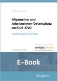 Abbildung von: Allgemeiner und Arbeitnehmer-Datenschutz nach DS-GVO (E-Book) - Reguvis Fachmedien