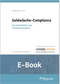Abbildung von: Geldwäsche-Compliance (E-Book) - Reguvis Fachmedien