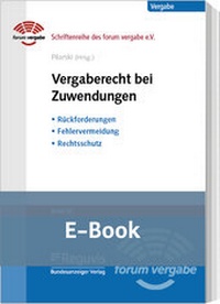 Abbildung von: Vergaberecht bei Zuwendungen (E-Book) - Reguvis Fachmedien