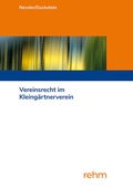 Cover: Vereinsrecht im Kleing&auml;rtnerverein - Rehm