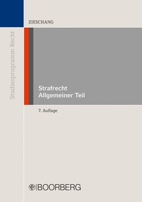 Abbildung von: Strafrecht Allgemeiner Teil - Boorberg
