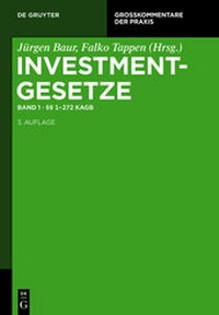 Abbildung von: Investmentgesetze  - De Gruyter