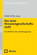Cover: Das neue Personengesellschaftsrecht - Nomos