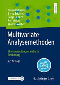 Bild vergrößern Bild: Multivariate Analysemethoden - Springer Gabler