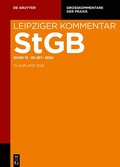 Cover: Strafgesetzbuch. Leipziger Kommentar  - De Gruyter