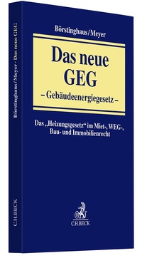 Abbildung von: Das neue GEG - Gebäudeenergiegesetz - C.H.BECK